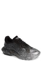 Men's Valentino Garavani Bounce Paint Splatter Sneaker Us / 40eu - Black