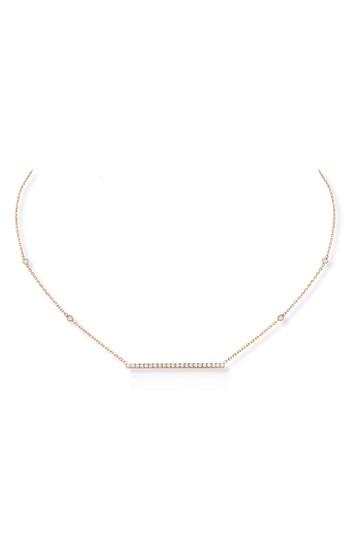 Women's Messika Gatsby Diamond Bar Necklace