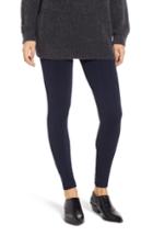 Women's Hue Brushed Cable Leggings - Blue
