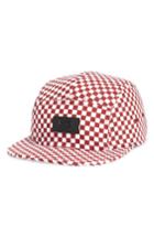 Men's Vans David Five Panel Cap - Red