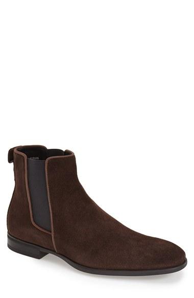 Men's Aquatalia 'adrian' Weatherproof Chelsea Boot .5 M - Brown