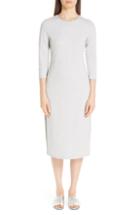 Women's Fabiana Filippi Side Stripe Jersey Dress Us / 42 It - Grey