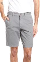 Men's Brax Flat Front Stretch Cotton Shorts Eu - Grey