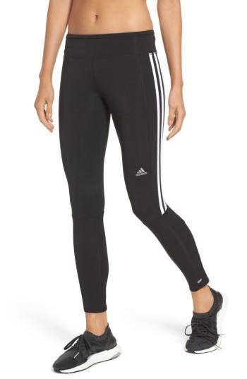Women's Adidas Response Running Tights - Black