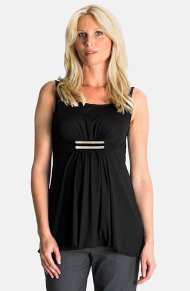 Women's Eva Alexander For Maternity 'eva' Gathered Maternity Tank