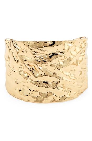 Women's Sole Society Textured Metal Cuff Bracelet
