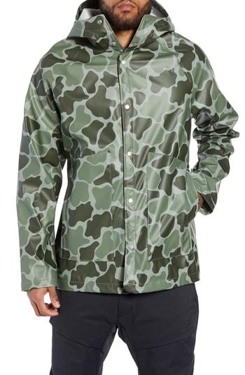 Men's Herschel Supply Co. Classic Hooded Rain Jacket - Green