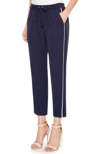 Women's Parker Cassius Side Stripe Crepe Pants - Blue