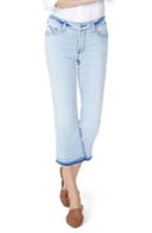 Women's Nydj Bootcut Cropped Jeans With Released Hem - Blue