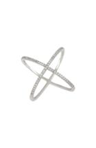 Women's Carriere Wide Crossover Diamond Ring (nordstrom Exclusive)