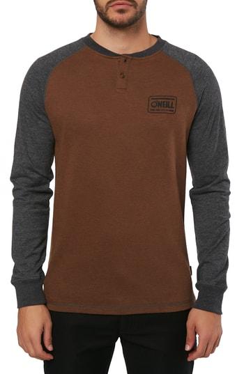 Men's O'neill Arcata Long Sleeve Henley T-shirt