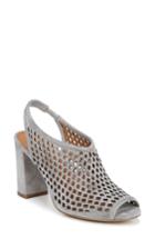 Women's Sarto By Franco Sarto Osbourne Perforated Slingback Sandal M - Grey