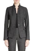 Women's Lafayette 148 New York Tristan Monticino Suit Blazer - Black