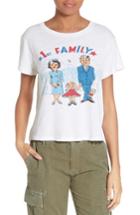 Women's Re/done First Family Graphic Tee - White