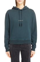 Women's Saint Laurent Logo Hoodie - White