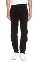 Men's Hudson Jeans Endeavor Relaxed Straight Leg Cargo Pants - Black