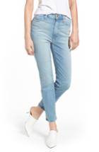 Women's Mother The Dazzler Ankle Straight Leg Jeans - Blue