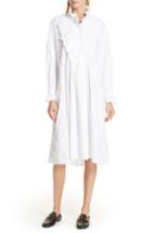 Women's Isabel Marant Etoile Molan Poplin Shirtdress Us / 38 Fr - White