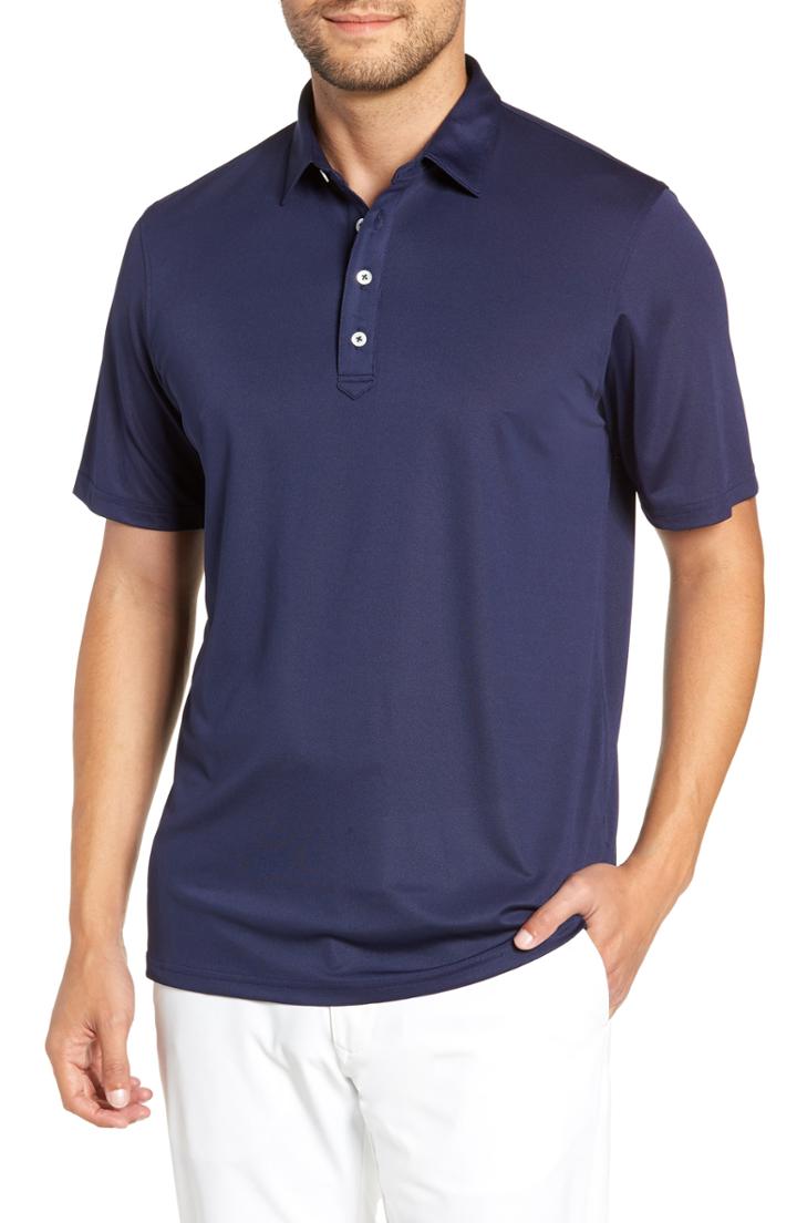 Men's Johnnie-o Mashie Regular Fit Prep-formance Pique Polo - Blue