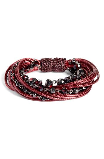 Women's Stella + Ruby Beaded Cord Bracelet