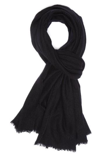 Women's Vince Cashmere Scarf, Size - Black