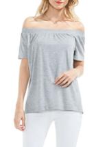 Women's Two By Vince Camuto Stripe Jersey Off The Shoulder Top