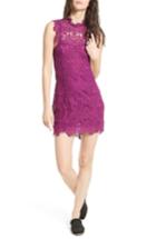 Women's Free People Daydream Lace Minidress - Purple