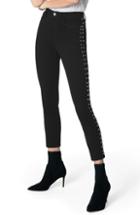 Women's Joe's Flawless - Charlie Stud Seam High Waist Ankle Skinny Jeans - Black