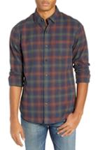 Men's Bonobos Brushed Button Down Slim Fit Sport Shirt R - Blue