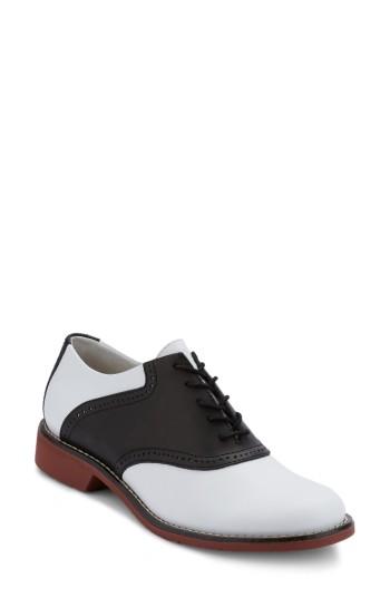 Women's G.h. Bass And Co. Dora Lace-up Oxford .5 M - Black