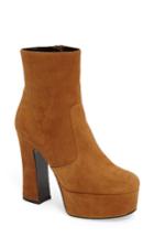 Women's Saint Laurent Candy Platform Bootie .5us / 38.5eu - Brown