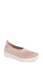 Women's Fitflop Uberknit Slip-on Sneaker .5 M - Pink