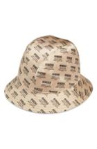 Men's Gucci Stamp Logo Bucket Hat - Beige