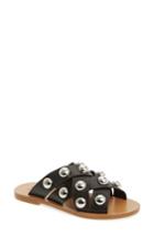 Women's Marc Fisher D Raidan Studded Sandal, Size 5 M - Black