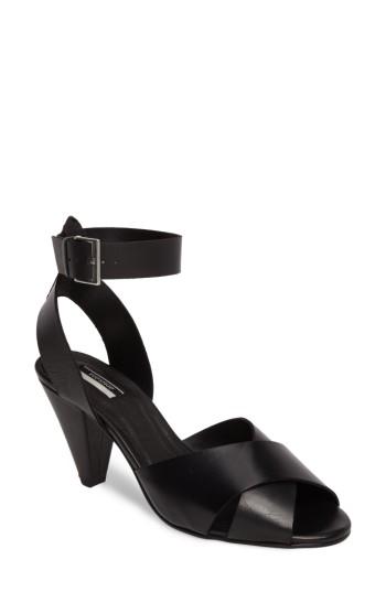 Women's Topshop Nazia Statement Heel Sandal .5us / 37eu - Black