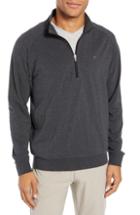 Men's Travis Mathew Zachary Half Zip Pullover, Size - Grey