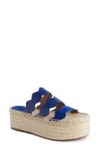 Women's Chloe Lauren Srappy Flatform Espadrille Us / 35eu - Blue
