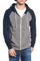 Men's Threads For Thought Raglan Hoodie, Size - Grey