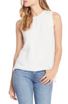 Women's Michael Stars Double Gauze High/low Tank Top - White