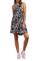 Women's Volcom Sidesnaked Strappy Dress - Black