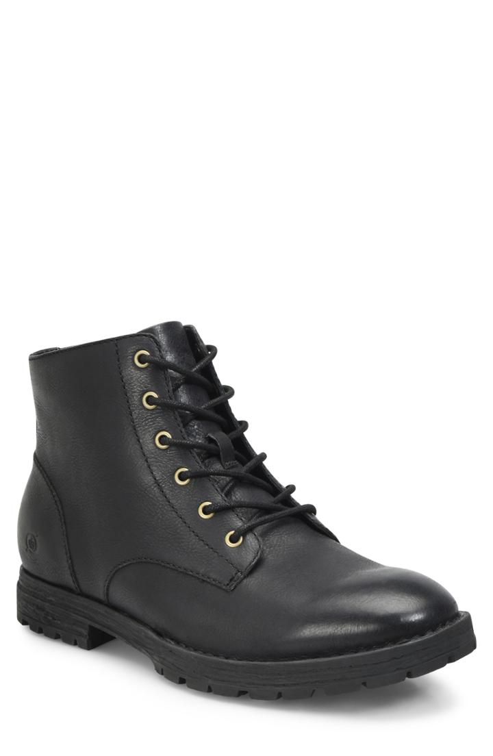 Men's B?rn Hollis Plain Toe Boot M - Black