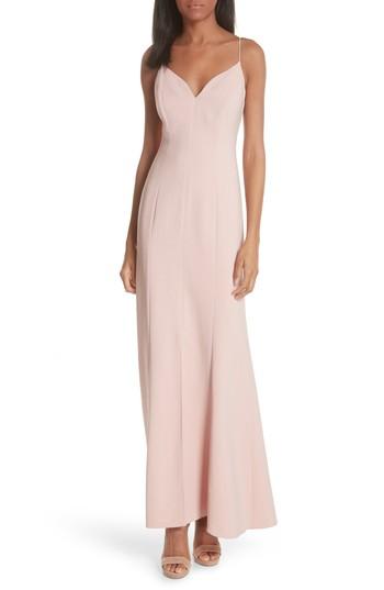 Women's Tracy Reese Slit Maxi Slipdress - Pink