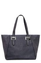 Vince Camuto Fava Lambskin Leather Tote - Grey
