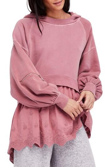 Women's Free People Sweet Streets Hoodie - Purple