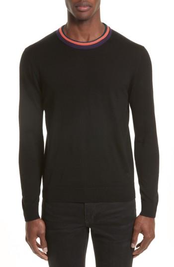 Men's Ps Paul Smith Merino Wool Pullover - Black