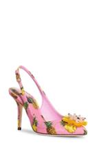 Women's Dolce & Gabbana Pineapple Slingback Pump