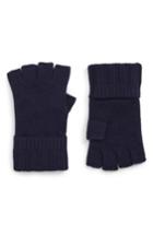 Women's Ugg Texture Knit Fingerless Gloves, Size - Blue