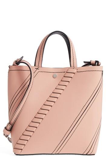 Proenza Schouler Mini Hex Whipstitch Calfskin Leather Tote -