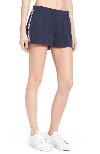 Women's Fila Minka Mesh Shorts - Blue