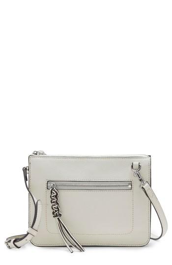 Vince Camuto Aylif Leather Crossbody Bag - White
